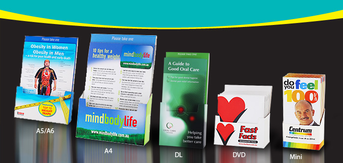 brochure holders Auckland